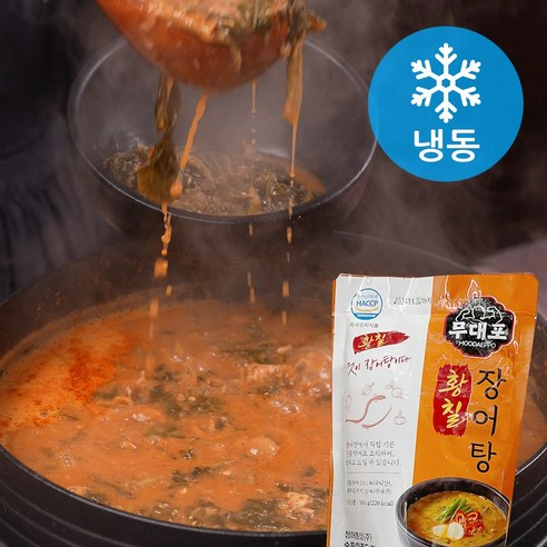 [무대포] 황칠 장어탕 500g 국내산 풍천 민물장어 간편보양식 냉동, 30개