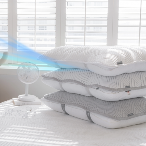 열대야, 이제 안녕! 꿀잠 보장하는 냉감 베개커버 사용 후기 베개밴딩커버