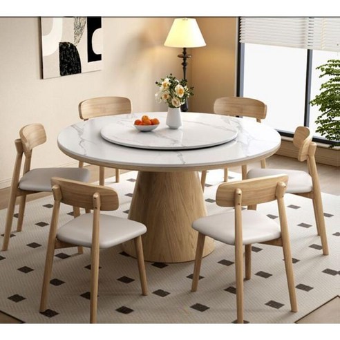 좁은 집도 넓게 쓰는 마법! 회전식 식탁 하나로 완성하는 꿈의 공간 몽키우드