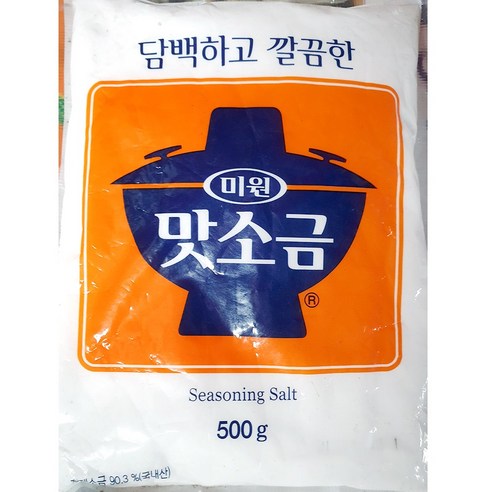 대상 미원 맛소금 500g 양념소금 조미소금 가공소금, 1개