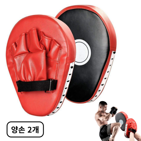 에스토스포츠 복싱미트 스파링장갑, 레드, 2개