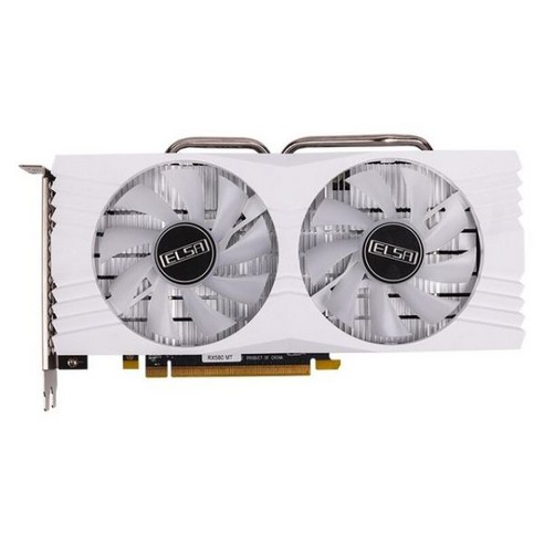 rx580 ELSA 화이트 라데온 RX 580 8GB GDDR5 256 비트 GPU 그래픽 카드 (할인가 94,500원)