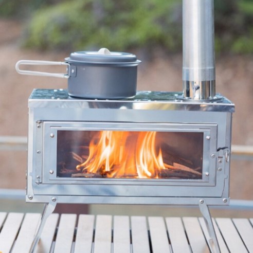 스노블룸 화목난로: 캠핑의 밤을 따뜻하게 밝히는 불꽃