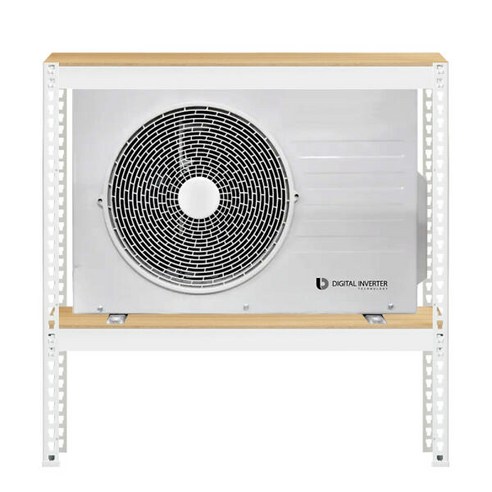 스피드랙 에어컨 실외기앵글 거치대 받침대 800 x 400 x 1200, 블랙, 1개