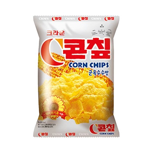 크라운 콘칩, 70g, 8개