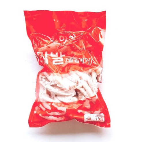 하림 닭발(발톱제거)1kg 뼈있음, 1kg, 5개