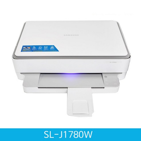 삼성전자 가정용 WiFi 무선 컬러 잉크젯 복합기 SL-J1780W + 잉크