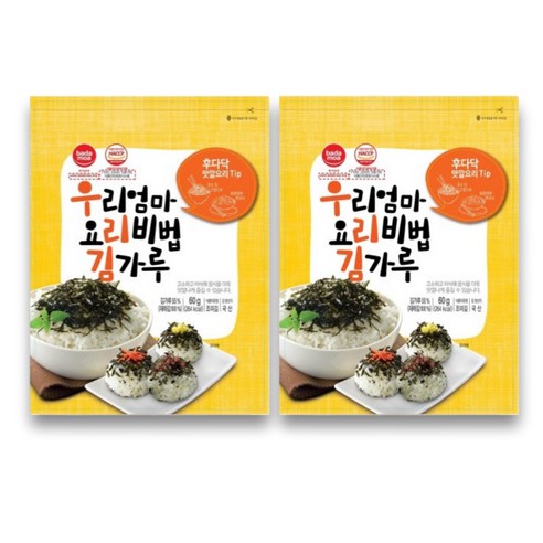 우리 엄마의 특별한 바다재료로 만든 김가루, 60g, 2개 
수산물/건어물