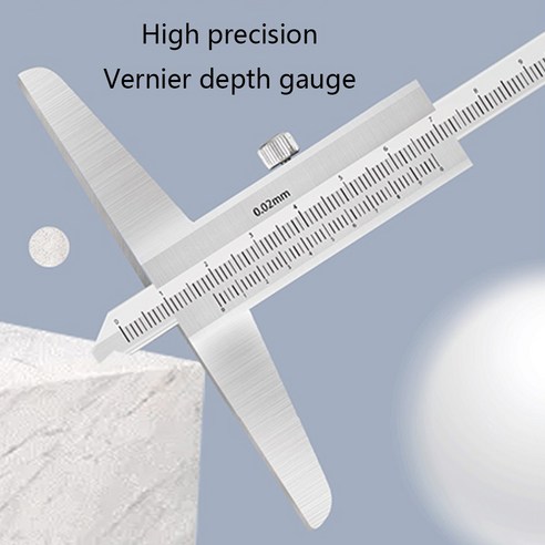 정밀 측정을 위한 150mm 6인치 깊이 버니어 캘리퍼