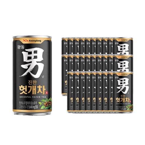 제트스카이 광동제약 헛개차, 180ml, 60개