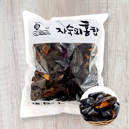 요리하기 편리한 국내산 자숙 피홍합 1kg / 홍합 탕 찜 파스타 짬뽕 칼국수 미역국, 10kg, 1개