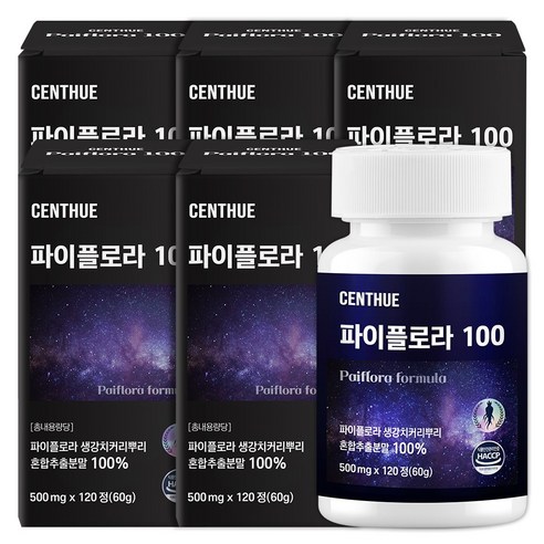 파이플로라 100, 6개, 120정