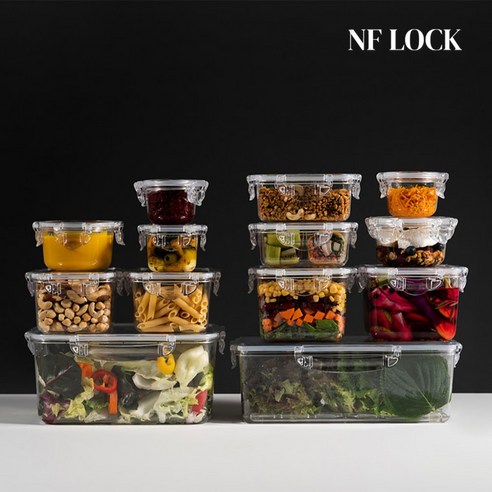 엔에프락 트라이탄 밀폐용기로 냉장고 정리 고민 끝!