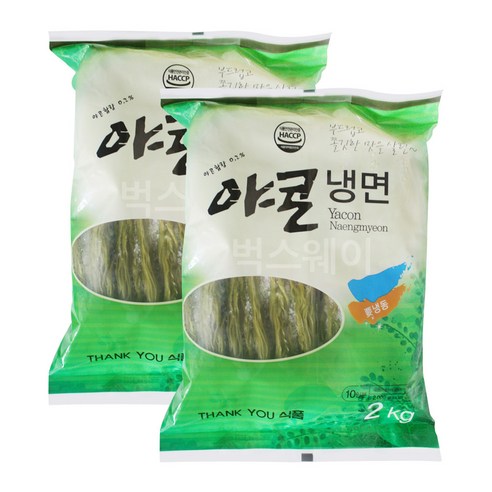 벅스웨이 준훈 야콘냉면 2kg, 2개