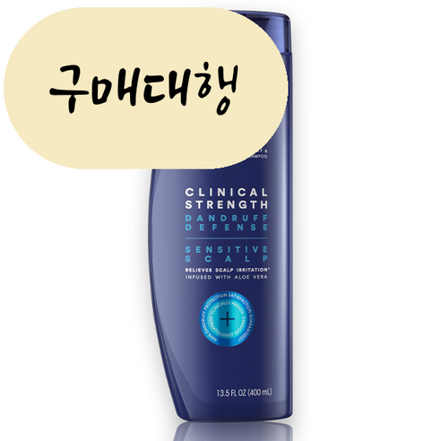 SG솔루션 헤드앤숄더 클리니컬 스트렝스 민감성 두피 저자극 샴푸 400ml, 1개  Best 5