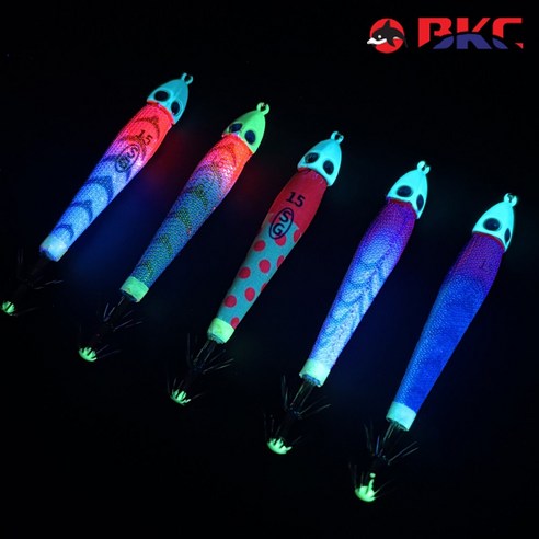 밤바다를 수놓는 은빛 유혹, 신형 UV 케이무라 한치 이카 메탈 슷테 쌍걸이 채비 한치이카메탈