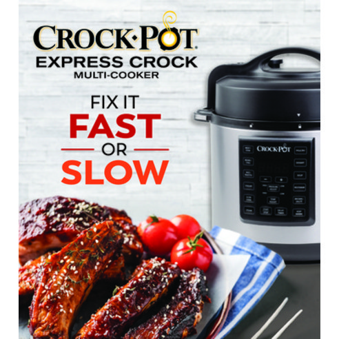 Crock-Pot Express Crock Multi-Cooker: Fix It Fast or Slow Hardcover, Publications International,..., English, 9781640308220