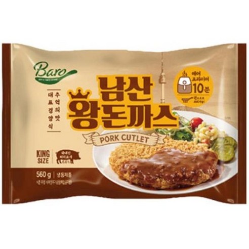 아워홈 남산 왕돈까스 560g 4개