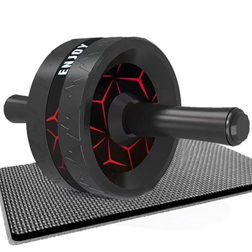 Senro AB슬라이드 복근운동기구 두껍게 하다 휠 스테인리스강관, 더블휠 레드 찌르다