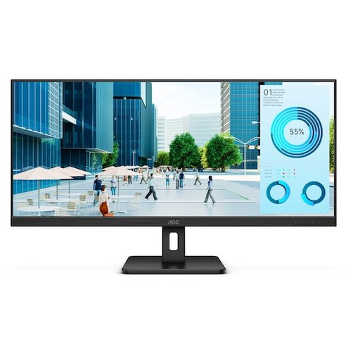 알파스캔  알파스캔 86.7cm WFHD AOC 울트라와이드 프리싱크 75 무결점 모니터, Q34E2