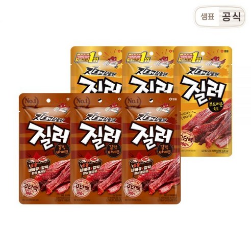 질러 부드30g 3개+갈릭바베큐 30g 3개 / 직화풍BBQ 크레이지핫 순수, 2.부드 3개+직화풍BBQ 3개