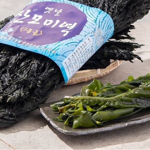 남해안 마른미역 국산 1등급 옛날 산모미역 각미역 2.5장 450g 내외, 1개
