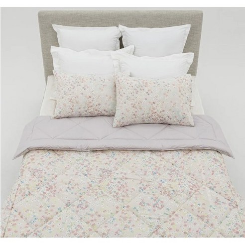 포근함에 안기다: 크리스피바바 양모 차렵 이불, 리베베이지의 부드러운 속삭임 크리스피바바