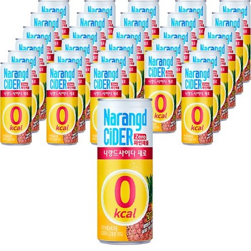 나랑드사이다 제로 파인애플 245ml 30캔, 1박스