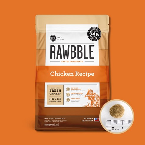 RAWBBLE 러블 빅스비 LID 사료: 민감한 반려동물을 위한 건강하고 맛있는 선택
