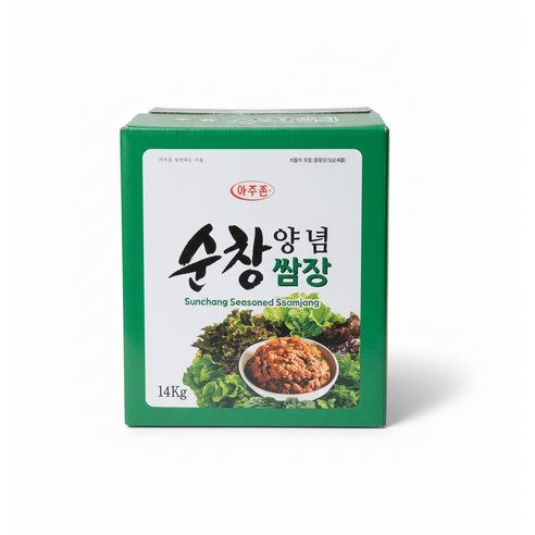 아주존 순창우리식품 대용량 업소용 양념쌈장, 14kg, 1개