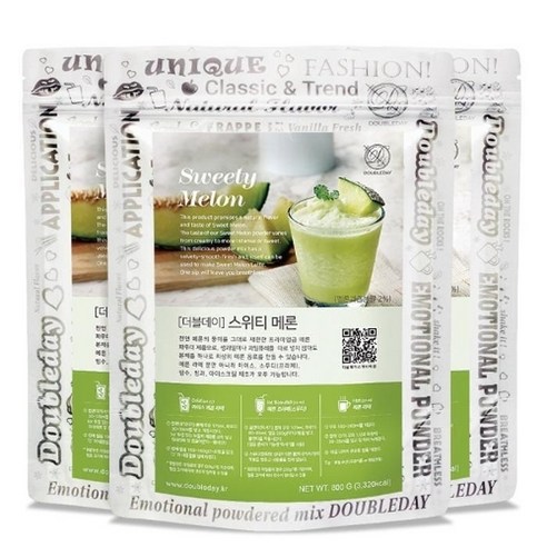 기타 [더블데이] 스위티 메론 라떼 파우더 분말 800G 3개, 스위티 메론  800G 3개