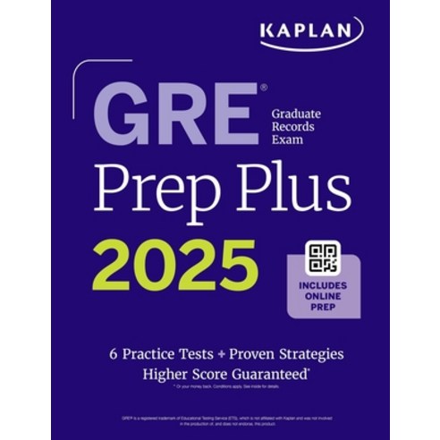 (영문도서) GRE Prep Plus 2025 Paperback, Kaplan Publishing, English, 9781506293899