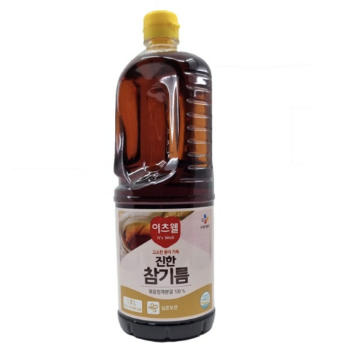 CJ이츠웰 진한참기름 1.8L 참깨 100%, 1개