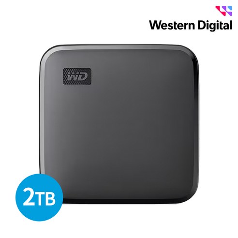 WD Elements SE Portable SSD WDBAYN0020BBK, 2TB, 블랙