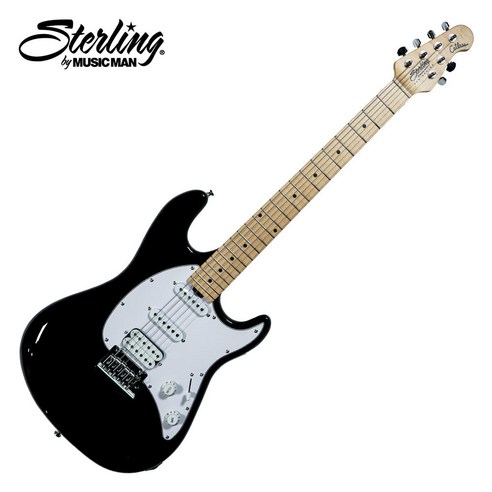 스털링 CUTLASS SERIES 일렉기타, ST-CT20HSS-BK-M1, Black, 1개