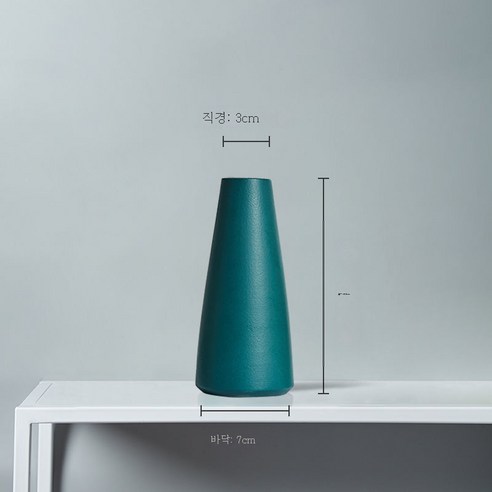 ZZJJC 도자기 작은 꽃병 드라이 플라워 세팅 거실 식탁 티브이 장 술장 호텔 소프트 웨어하우스 꽃꽂이기계 장식품, #N/A, 홑병 J