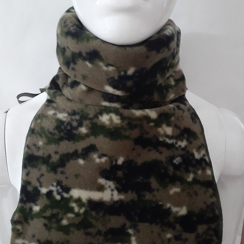 로벳요카 군용 목토시 목폴라 넥워머 국산(검정 디지털)군인 방한 AS가능, 얼룩기모목폴라