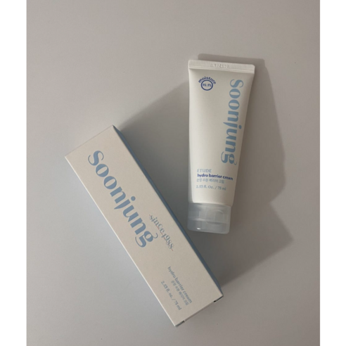 에뛰드 순정 수분 베리어 크림 튜브, 75ml, 3개