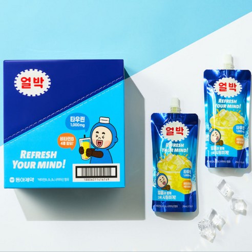 제이데이즈 얼박 얼음 박카스 1박스, 10개, 210ml