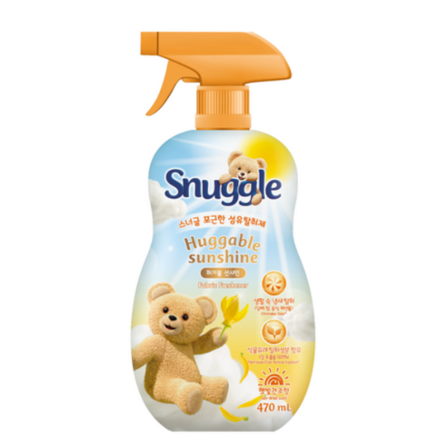 스너글 포근한 섬유 탈취제 허거블 선샤인, 470ml, 3개
