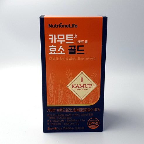 뉴트리원 카무트 효소 골드 3g x 30포 10박스, 90g, 10개 카무트브랜드밀함유효소