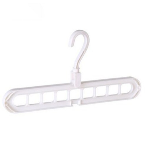 Soysla미끄럼방지옷걸이 논슬립 옷걸이 바지걸이 루즈핏 행거 전용 행거 수납 정리 깔끔한, 한 개, 흰색