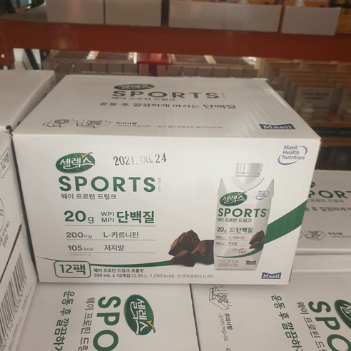 셀렉스 웨이프로틴 단백질 드링크 300ml x 12팩, 12개