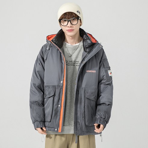 Cold Fly 남성 겨울 방풍 보온 방한 패딩 90% 화이트 오리털