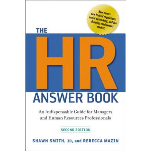 (영문도서) The HR Answer Book: An Indispensable Guide for Managers and Human Resources Professionals Hardcover, Amacom, English, 9780814417171