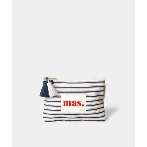 마스마룰즈 MASMARULEZ Basic pouch _ Navyline stripe 5008790615 1027507