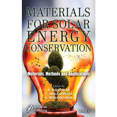 (영문도서) Materials for Solar Energy Conservation: Materials Methods and Applications Hardcover, Wiley, English, 9781119750604