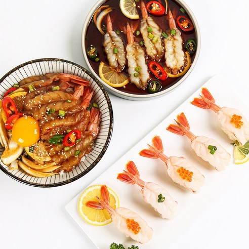 풍부한 맛과 특별한 질감으로 일본식 요리를 차원 높은 걸작으로 탈바꿈시키는 고급 초밥용새우 골라담기