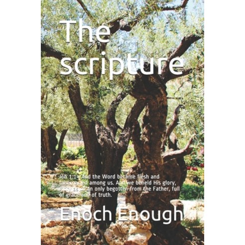 The scripture: Joh 1:14 And the Word became flesh and tabernacled among us. And we beheld His glory ... Paperback, Independently Published, English, 9781520527277