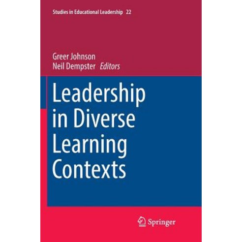 (영문도서) Leadership in Diverse Learning Contexts Paperback, Springer, English, 9783319803203